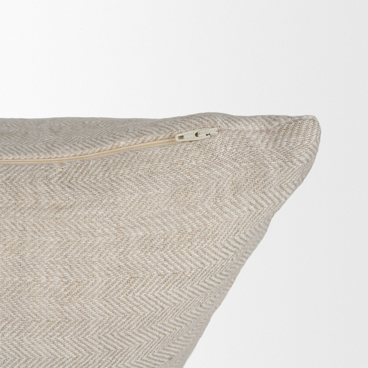 Mason Square Cream w/ Orange Stripe Decorative Pillow Cover by Mercana at Eve Furniture