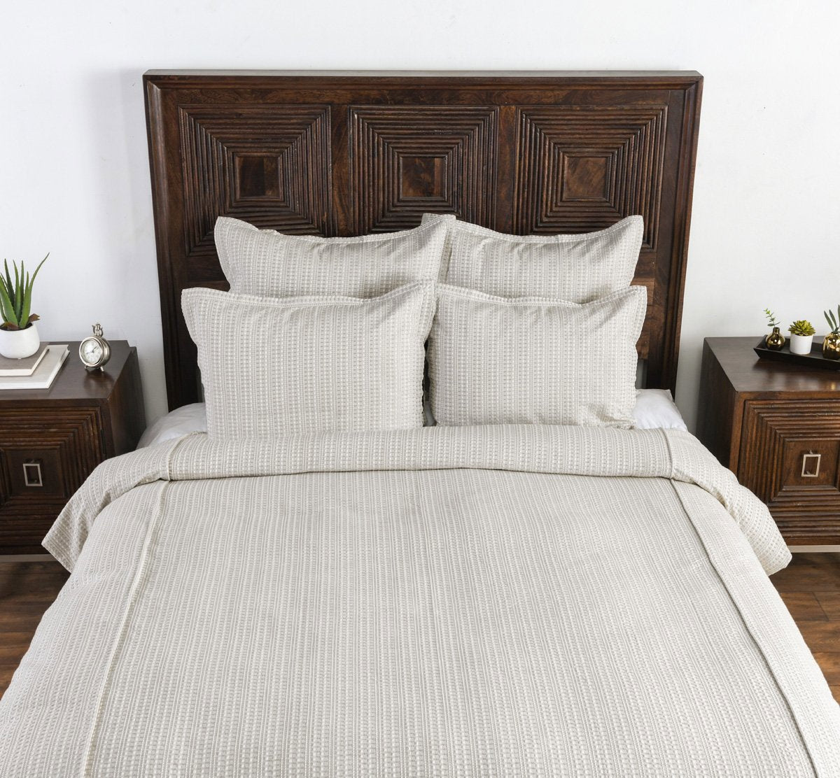 Mason Taupe Duvet Collection by Classic Home at Eve Furniture