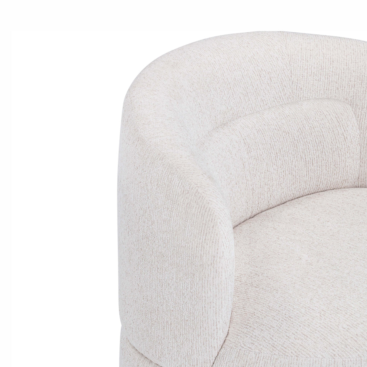 Massa Textured Fabric Swivel Accent Chair by TOV Furniture at Eve Furniture