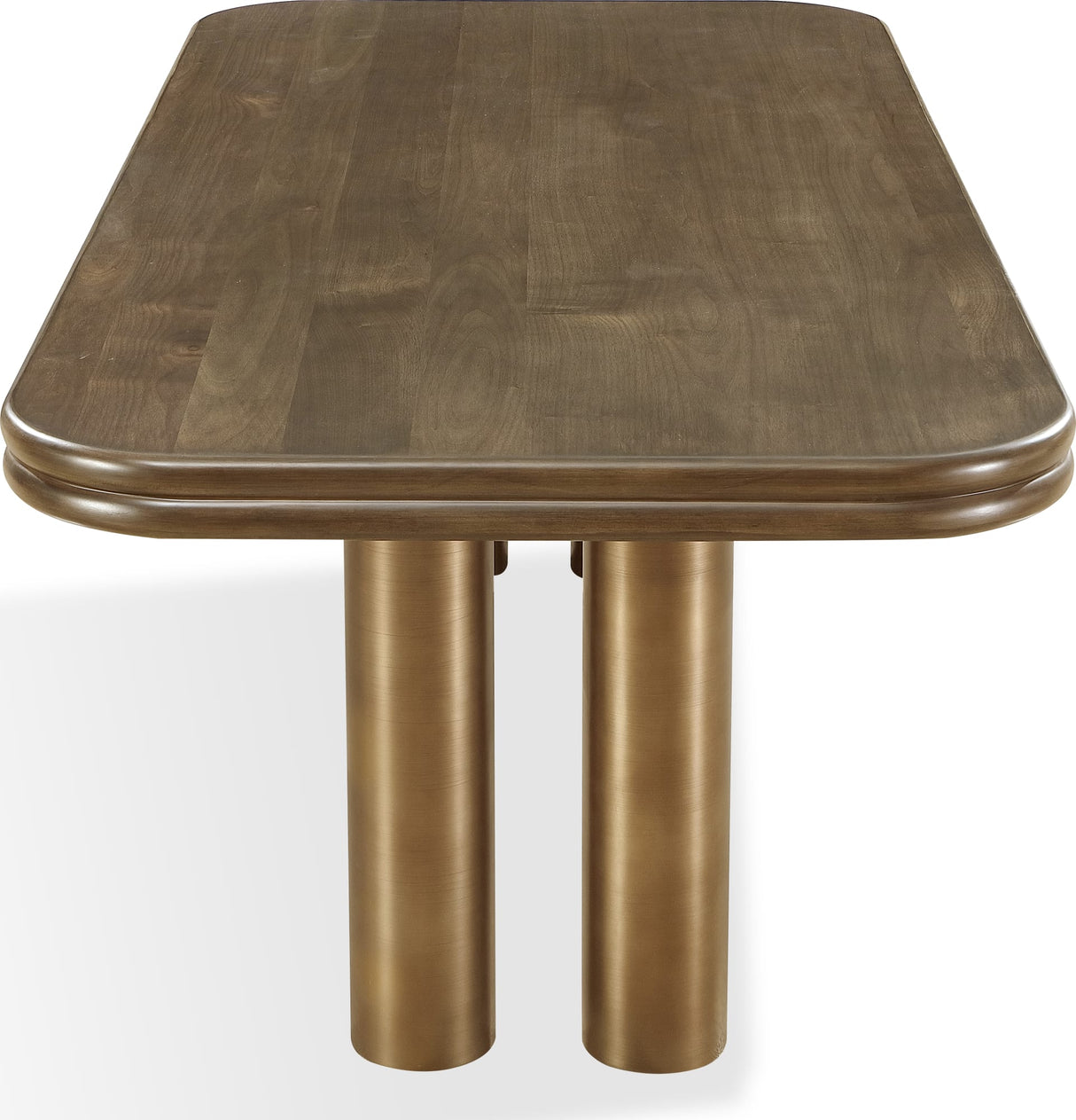 Mataranka Bistre/Brushed Golden Rectangular Dining Table by Modus Furniture at Eve Furniture