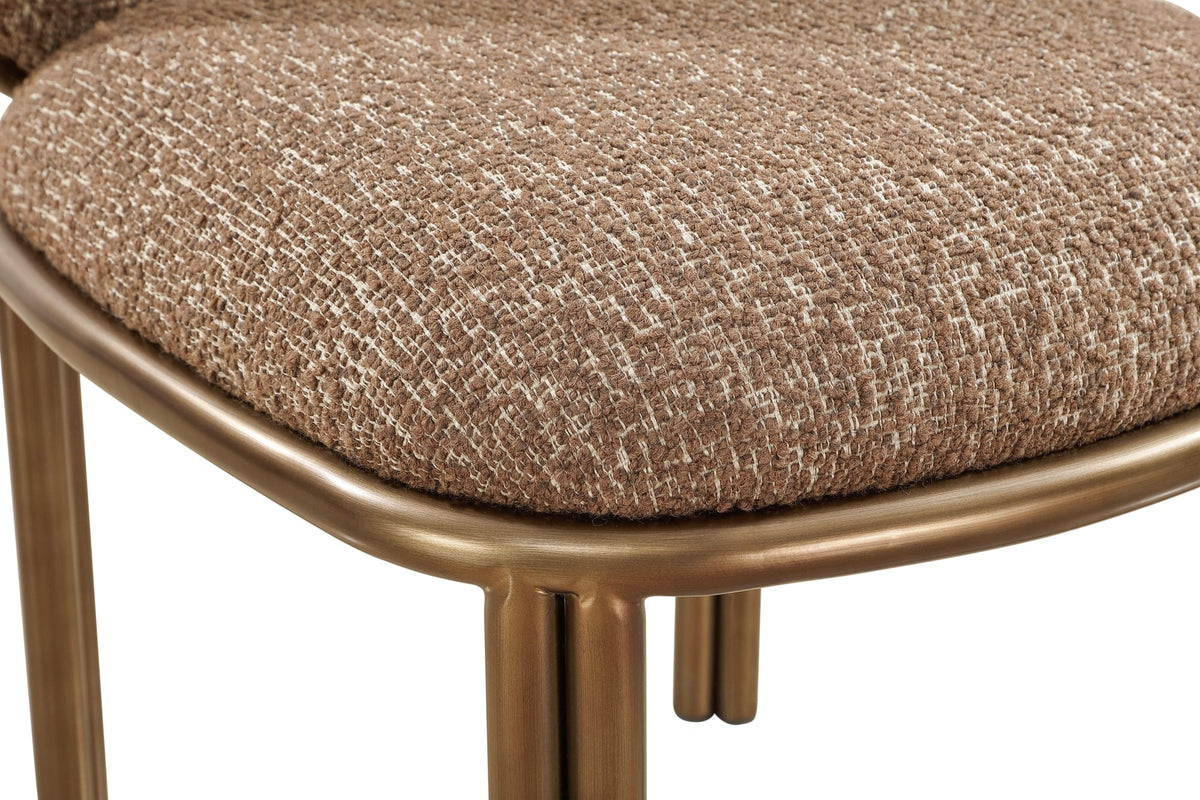 Mataranka Giraffe/Brushed Golden Dining Chair (Set of 2) by Modus Furniture at Eve Furniture