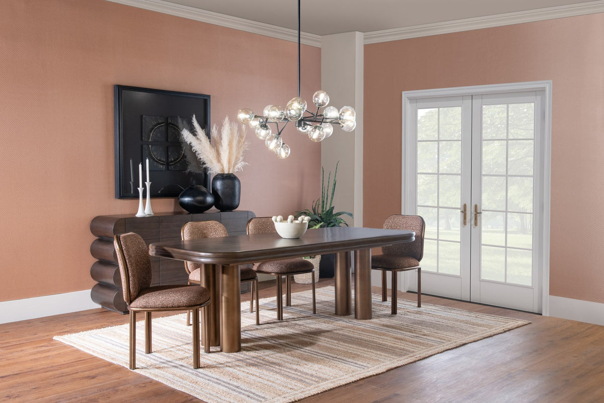 Mataranka Giraffe/Brushed Golden Dining Chair (Set of 2) by Modus Furniture at Eve Furniture