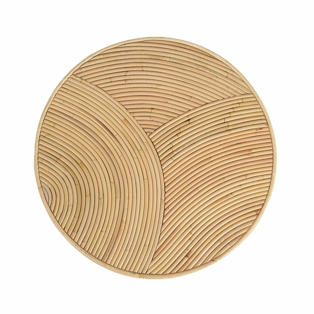 Matea Natural Rattan Arch Side Table by TOV Furniture at Eve Furniture