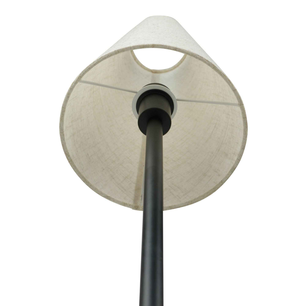Mathis Linen/Black Floor Lamp