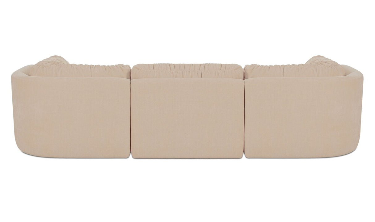 Matina Lounge Modular Sectional Oatmeal by Moe's Home at Eve Furniture