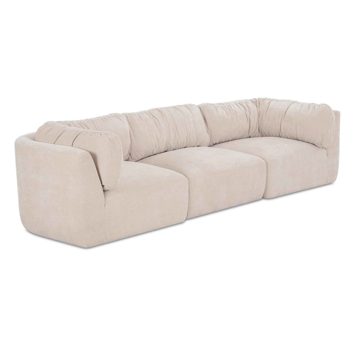 Matina Oatmeal Modular Sofa by Moe's Home at Eve Furniture