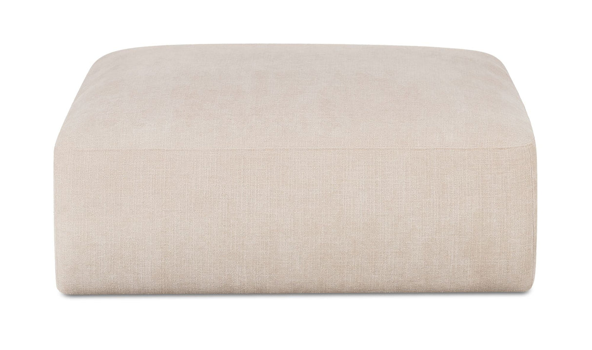 Matina Ottoman Oatmeal by Moe's Home at Eve Furniture