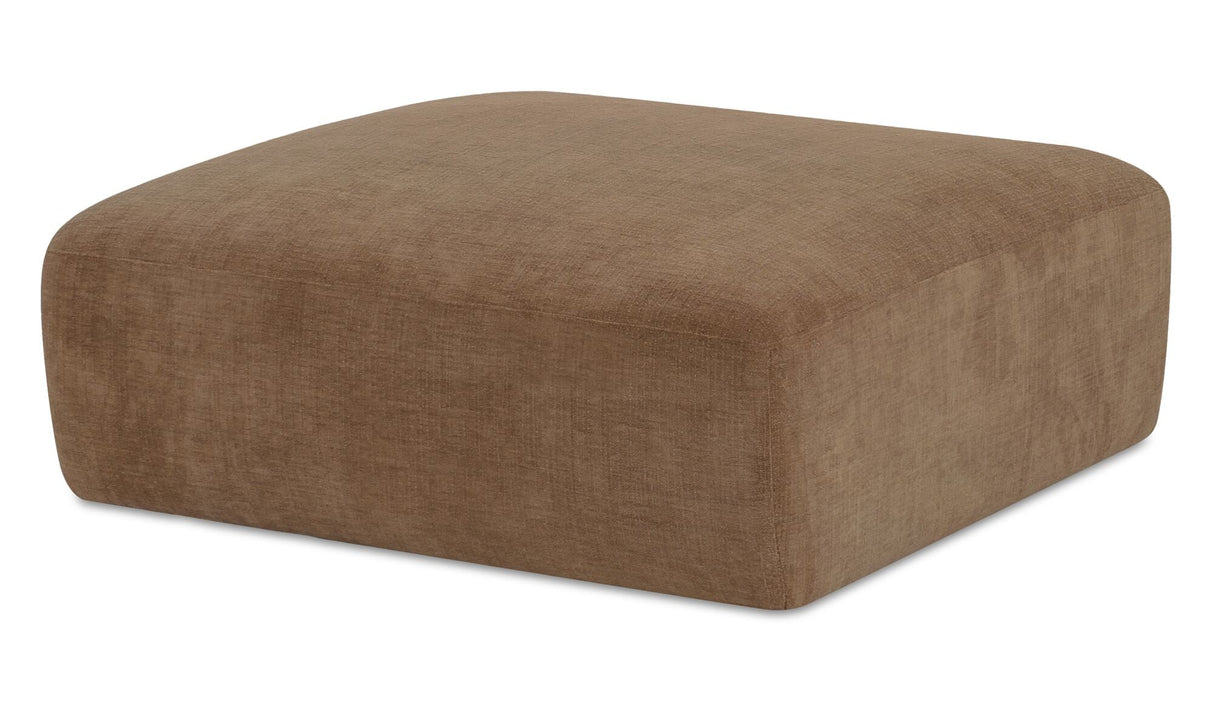 Matina Ottoman Taupe by Moe's Home at Eve Furniture