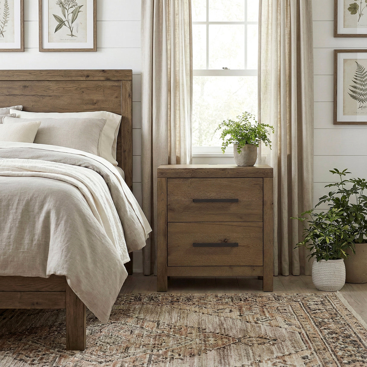 Matisse Brown Nightstand by Homelegance at Eve Furniture