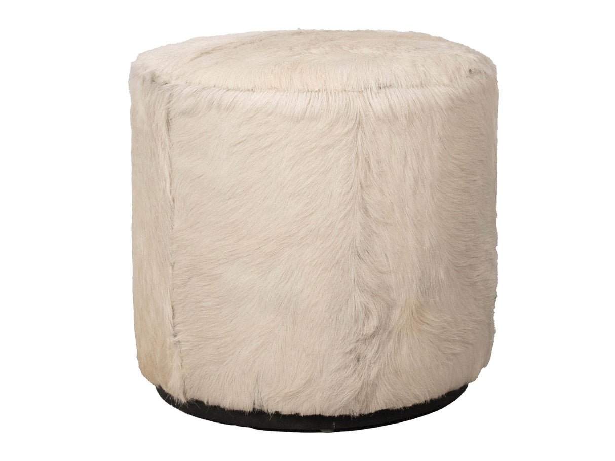 Matola Macadamia Small Rd Ottoman by Modus Furniture at Eve Furniture
