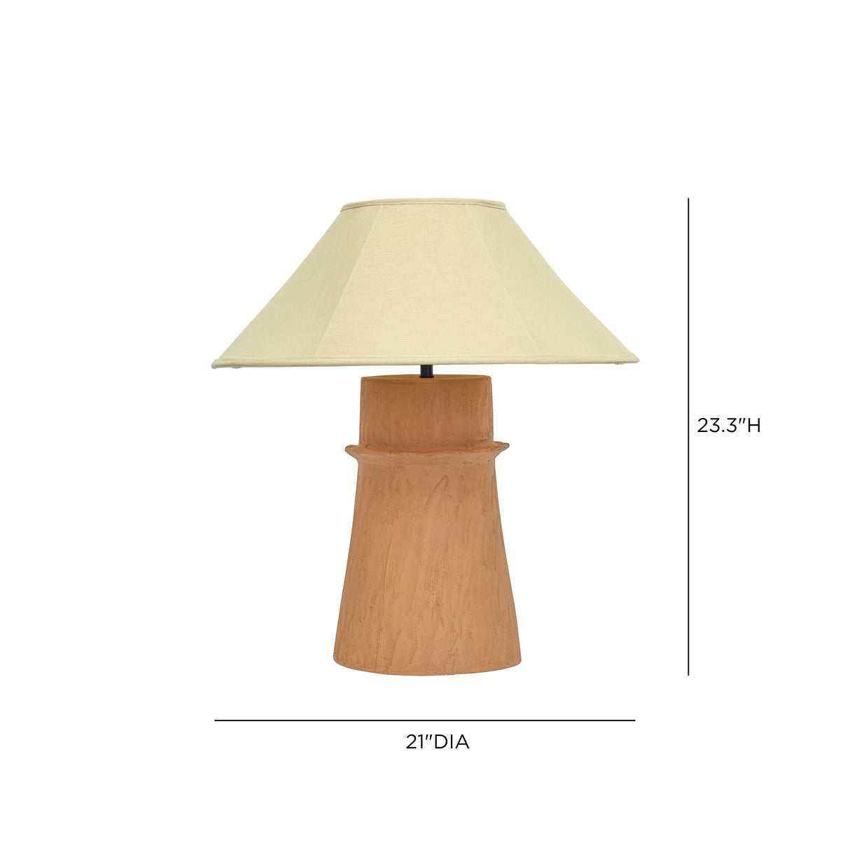 Matson Terracotta Table Lamp by TOV Furniture at Eve Furniture