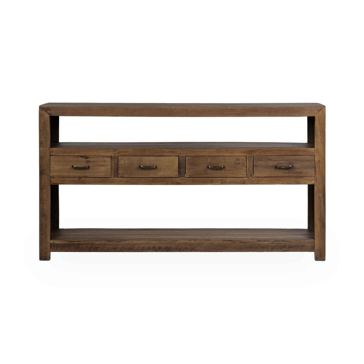 Mattai Natural 4 Drawer Console Table by Classic Home at Eve Furniture
