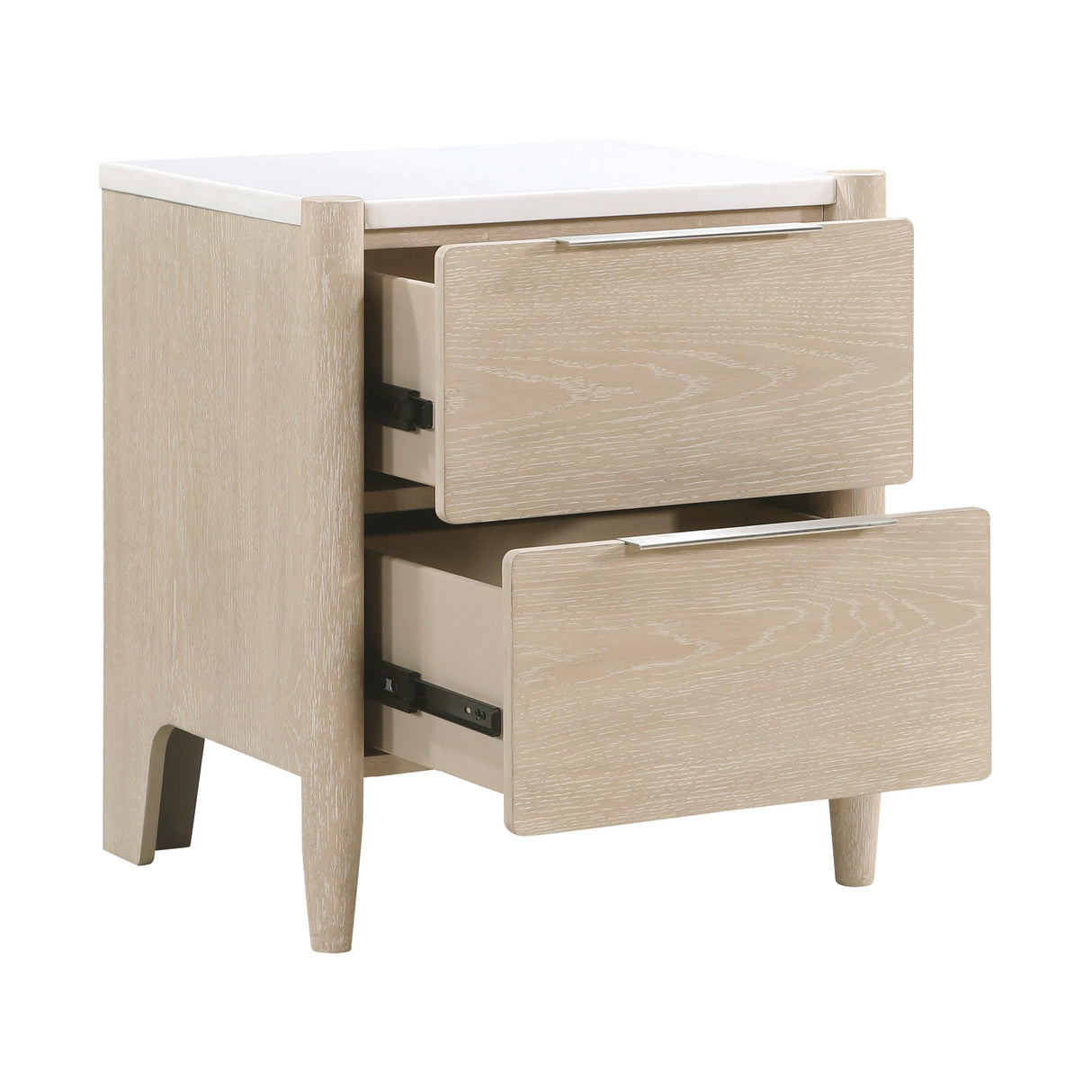 Matteo Light Oak Nightstand by Homelegance at Eve Furniture