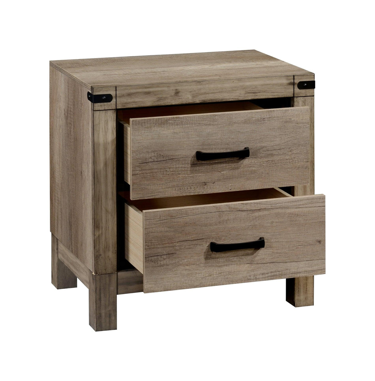 Matteo Melamine Nightstand by Crown Mark at Eve Furniture