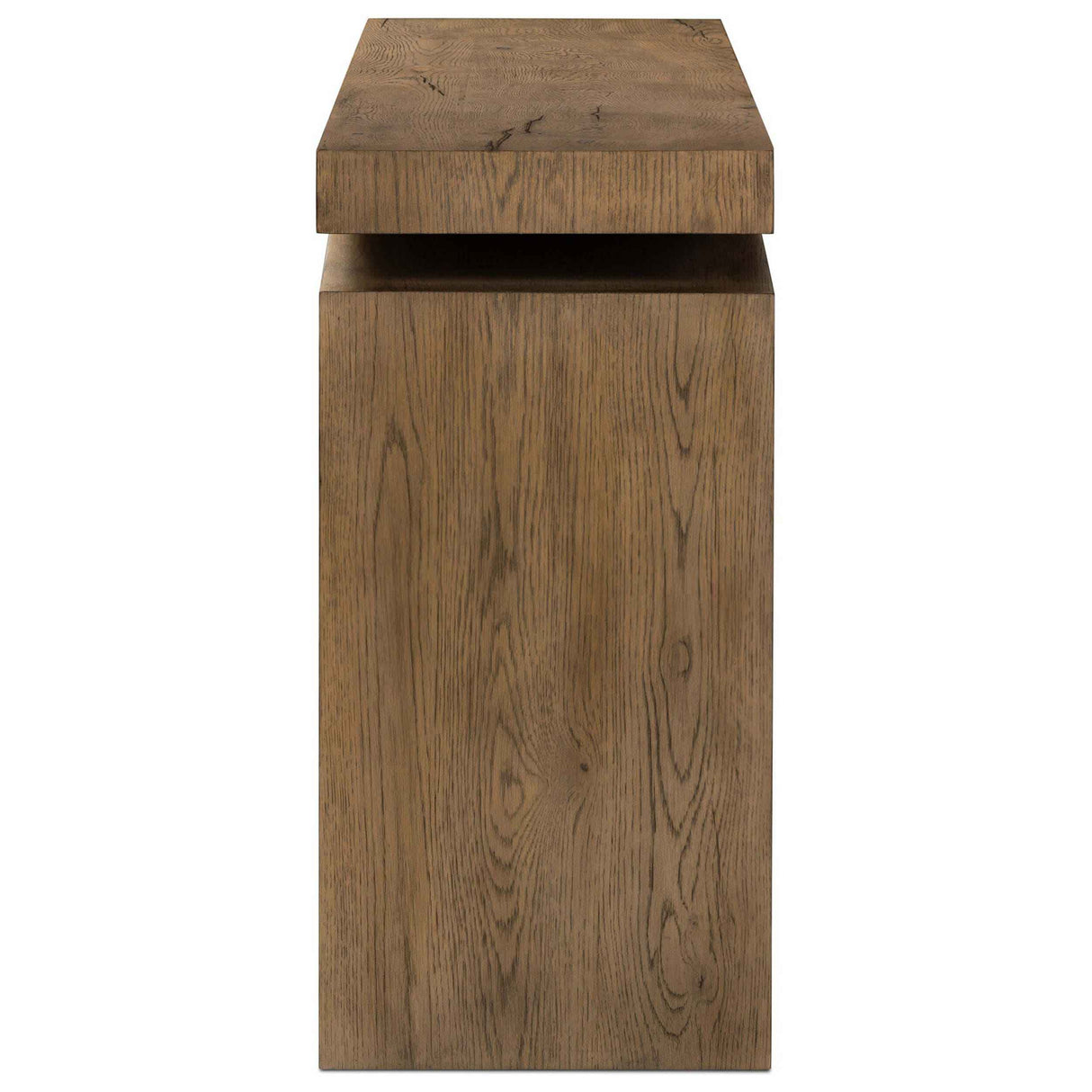 Matthes Console Table, Rustic Grey by Four Hands