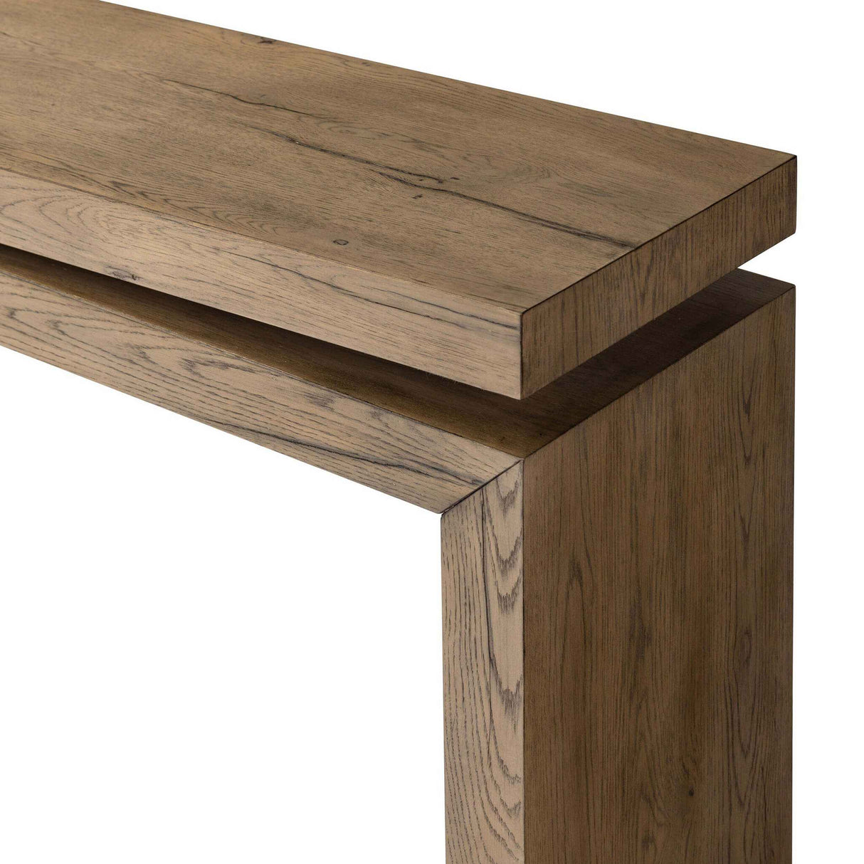 Matthes Console Table, Rustic Grey by Four Hands
