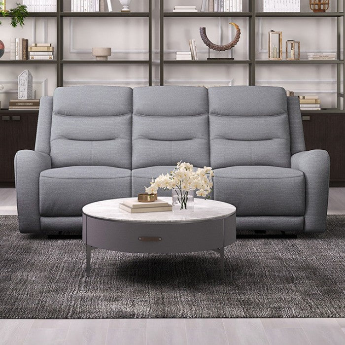 Matthias Gray Manual Sofa by Furniture of America at Eve Furniture