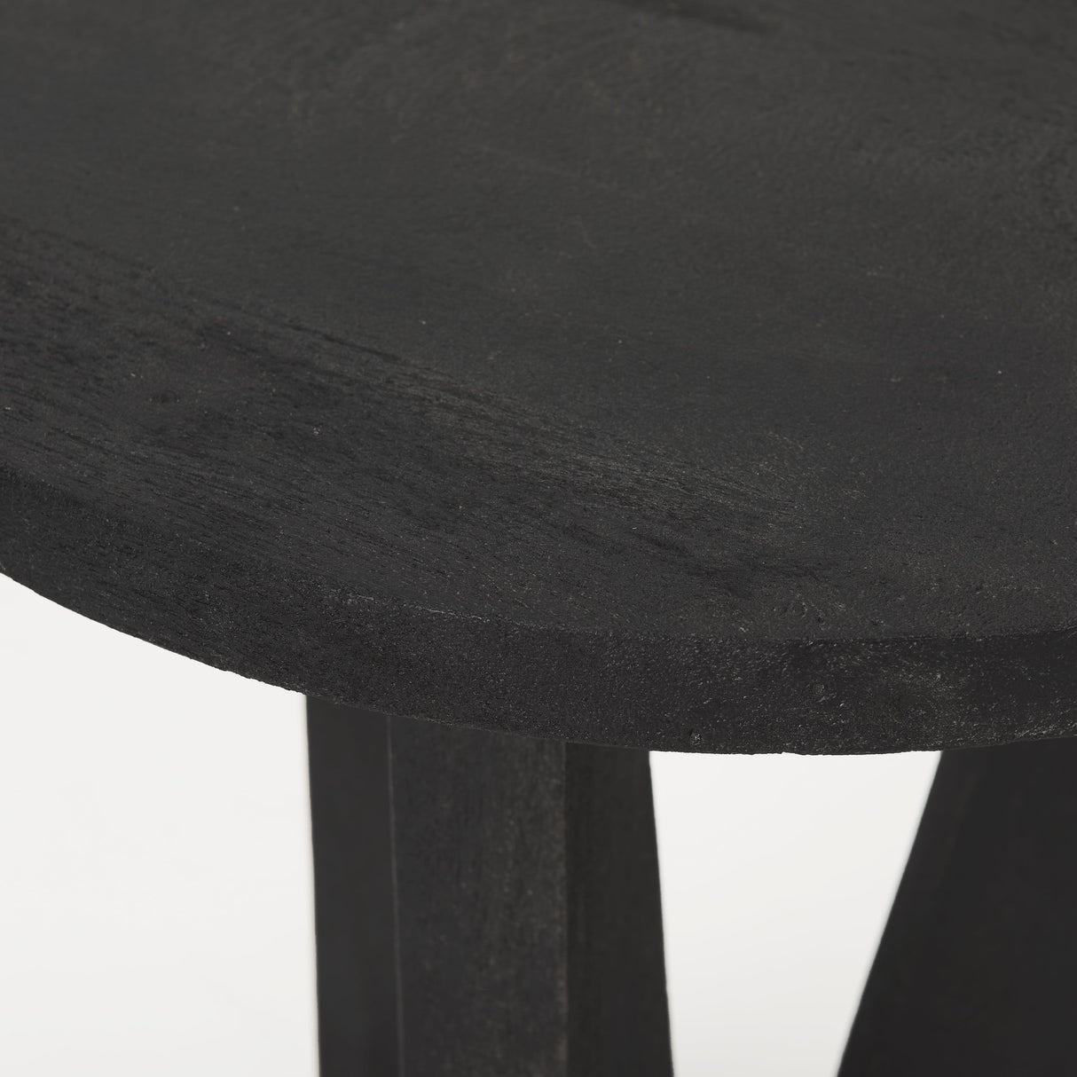 Mattius Black Wood Accent Table by Mercana at Eve Furniture