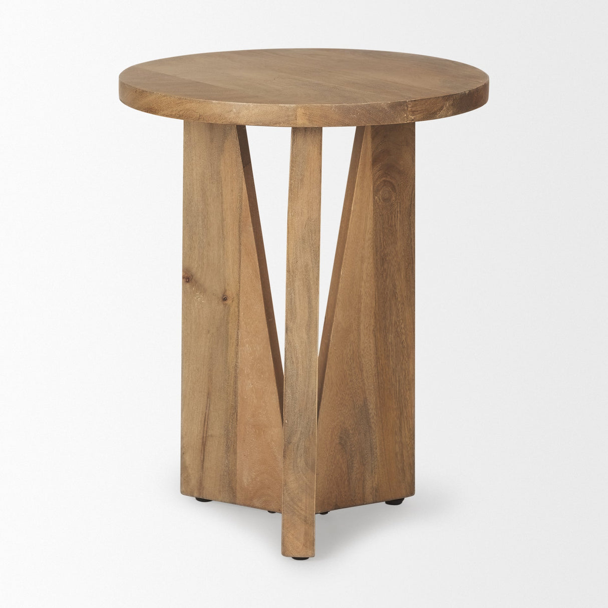 Mattius Light Wood Accent Table by Mercana at Eve Furniture