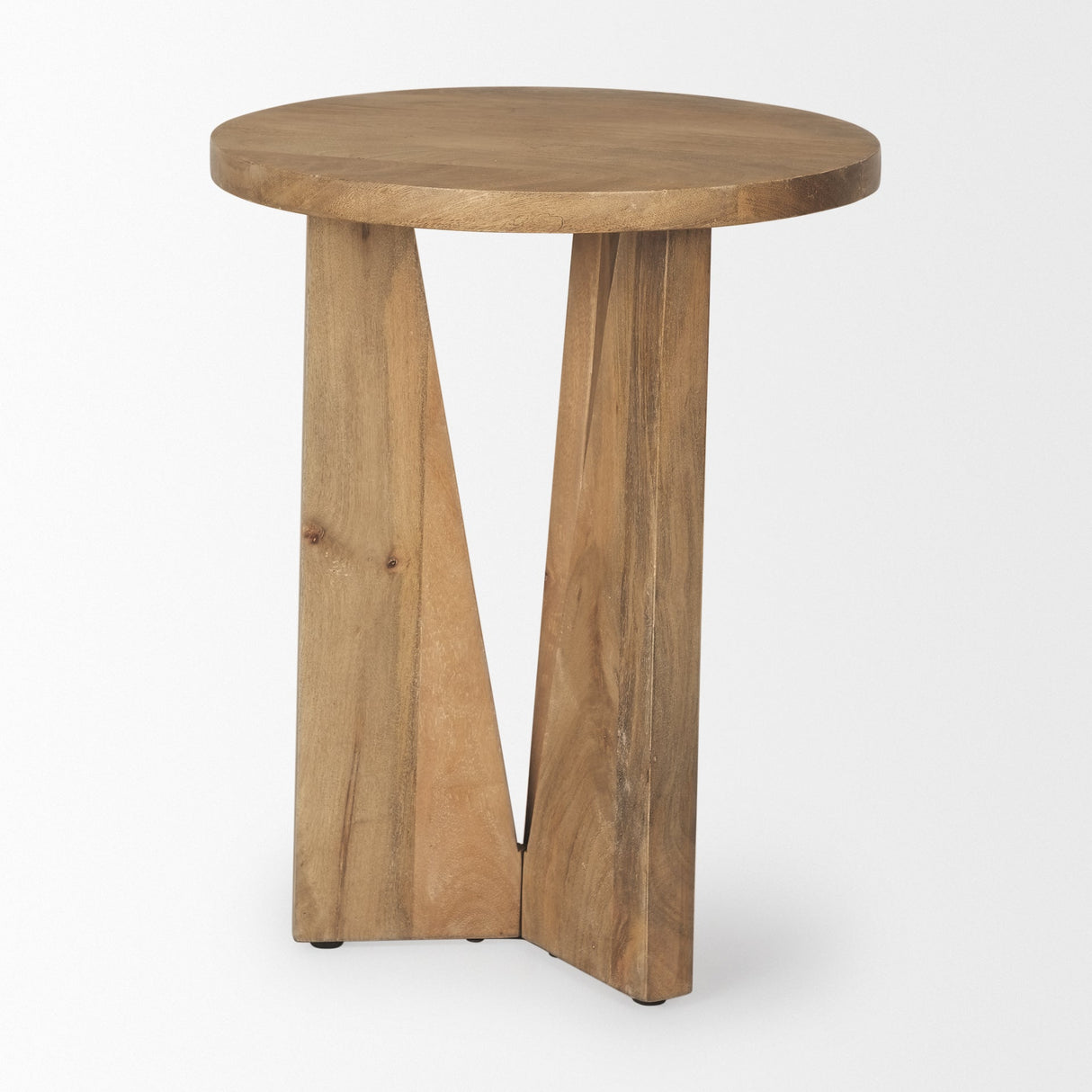 Mattius Light Wood Accent Table by Mercana at Eve Furniture