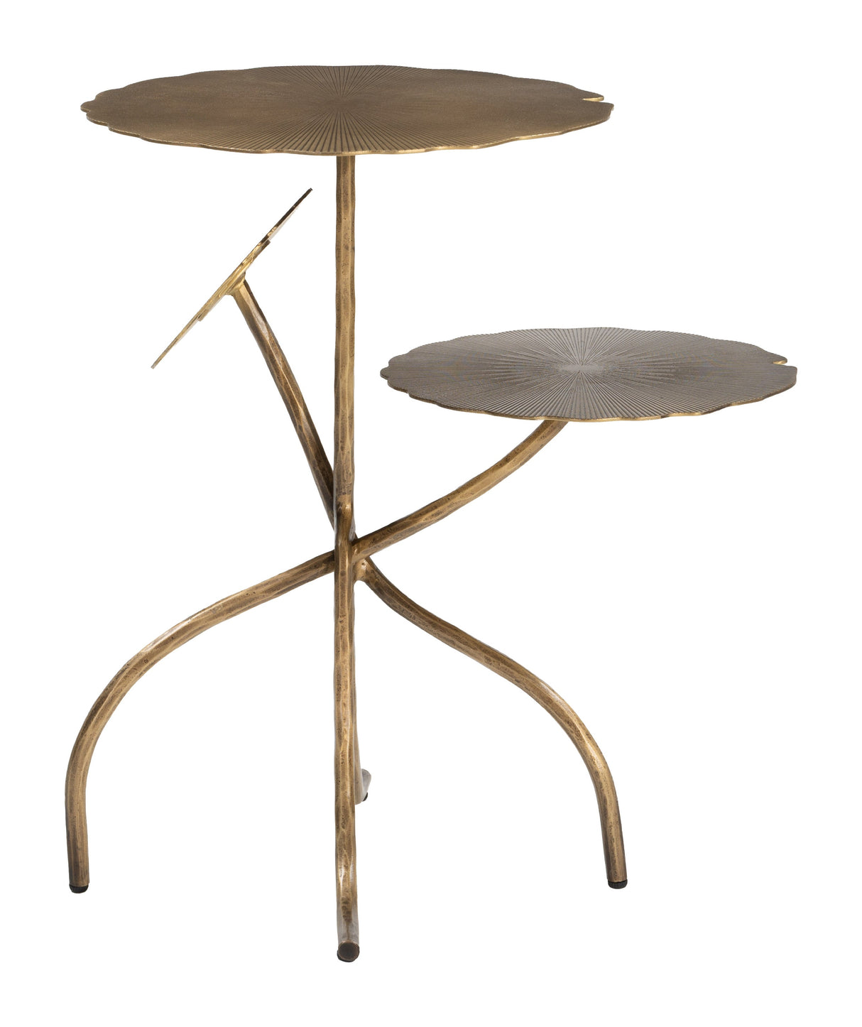 Mavro Brass Accent Table by Zuomod at Eve Furniture