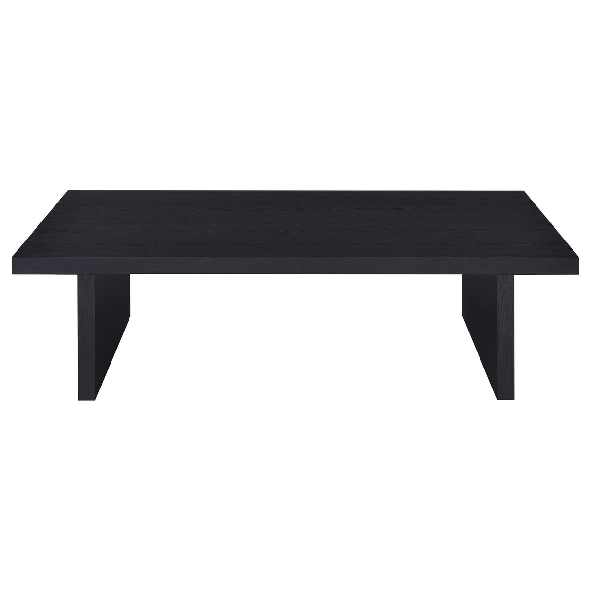 Max Black 2-Piece Rectangular Coffee and End Table Set by Coaster at Eve Furniture