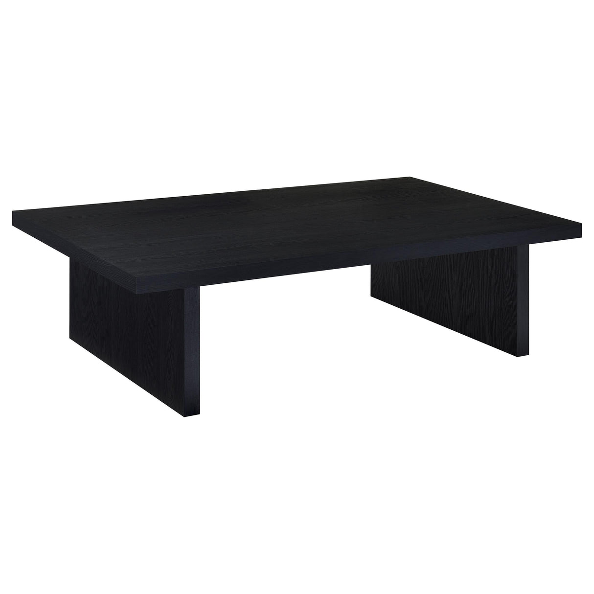 Max Black 3-Piece Rectangular Coffee and End Table Set by Coaster at Eve Furniture