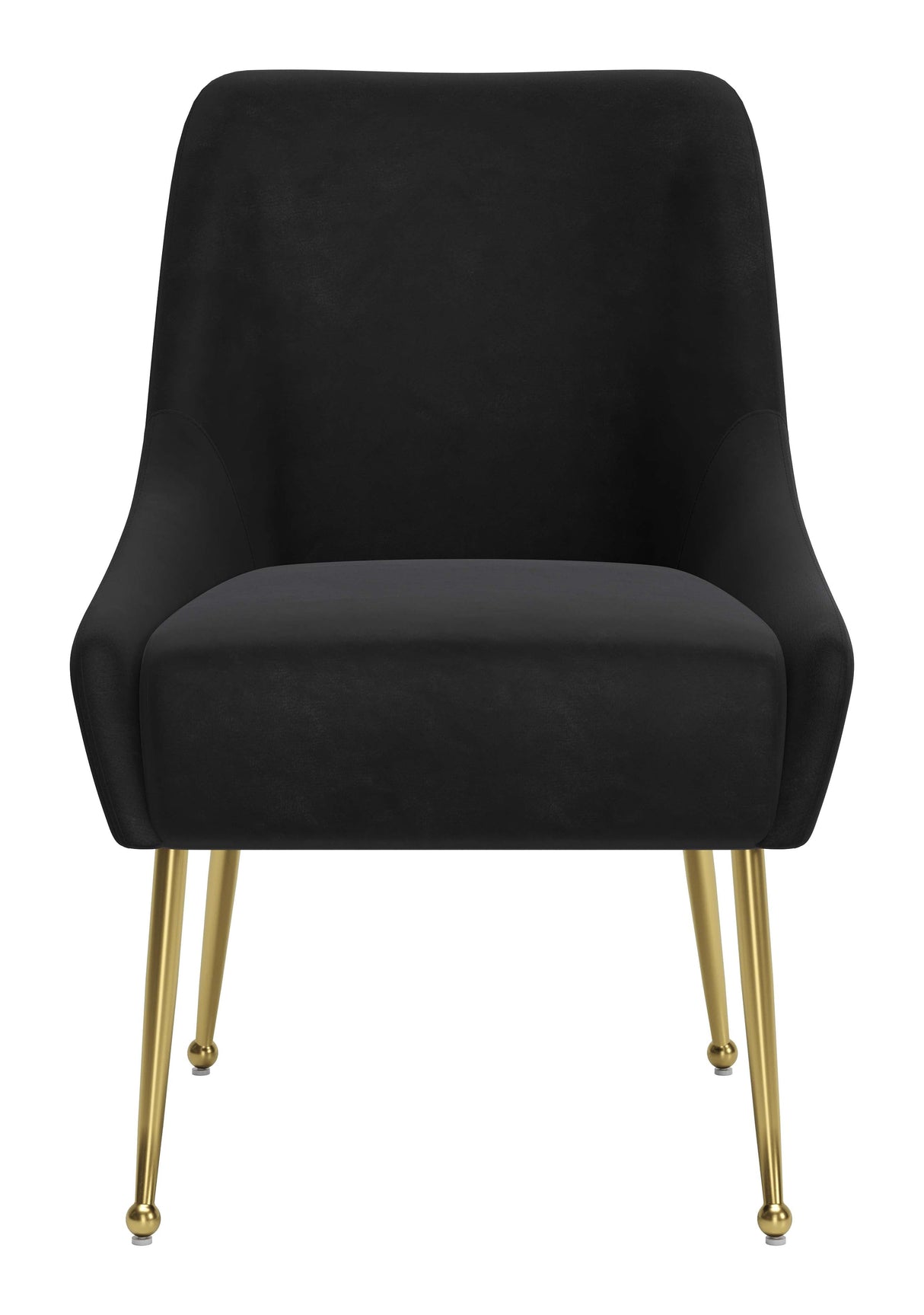 Maxine Black & Gold Dining Chair by Zuomod at Eve Furniture