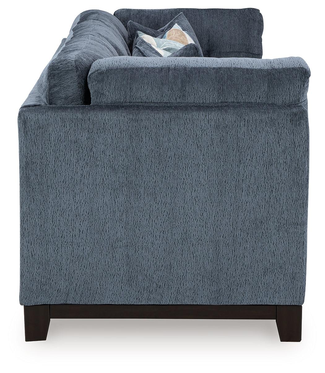 Maxon Place Navy Sofa by Ashley at Eve Furniture