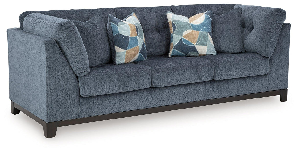 Maxon Place Navy Sofa by Ashley at Eve Furniture