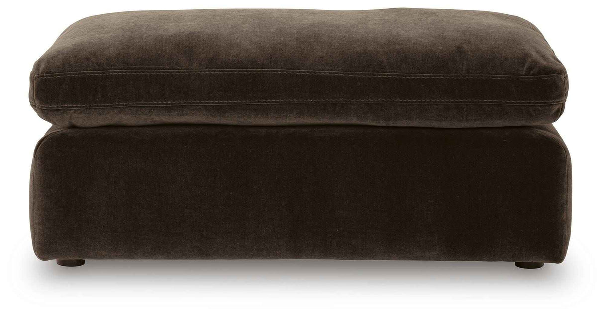 Maxton Heights Bittersweet Ottoman by Ashley at Eve Furniture
