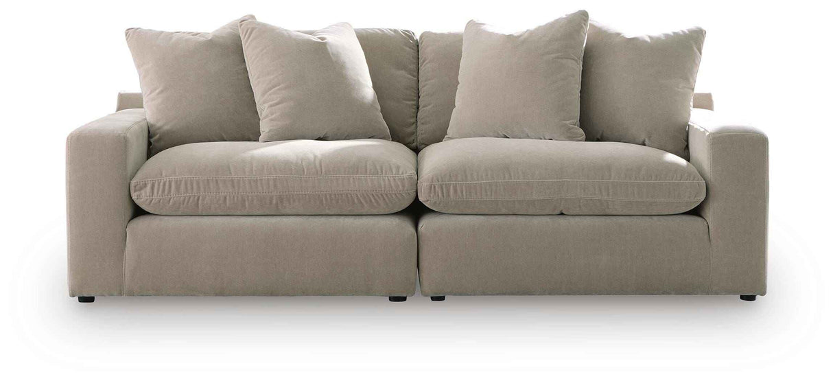 Maxton Heights Pebble 2-Piece Sectional Sofa by Ashley at Eve Furniture