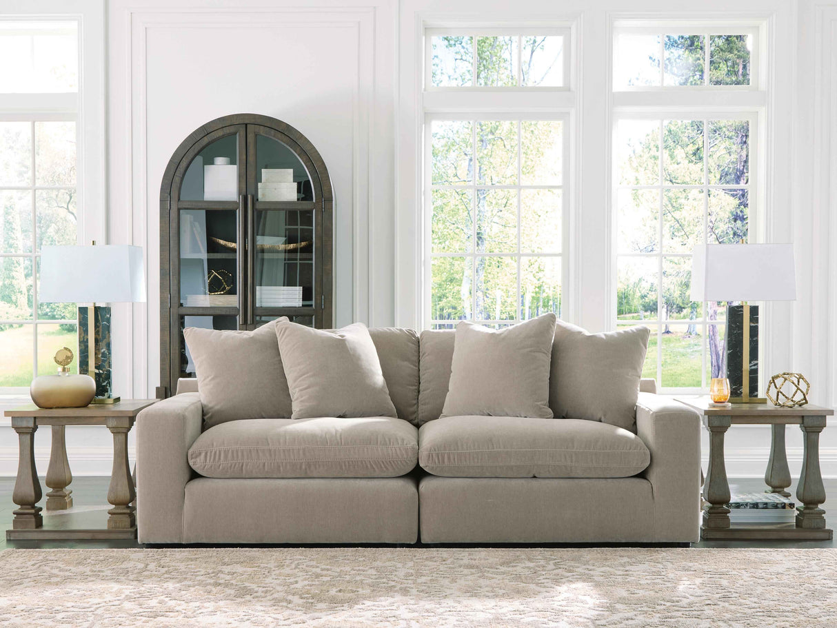 Maxton Heights Pebble 2-Piece Sectional Sofa by Ashley at Eve Furniture
