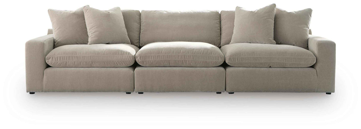 Maxton Heights Pebble 3-Piece Sectional Sofa by Ashley at Eve Furniture