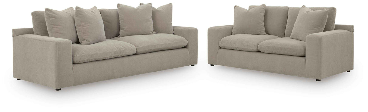 Maxton Heights Pebble Sofa and Loveseat by Ashley at Eve Furniture