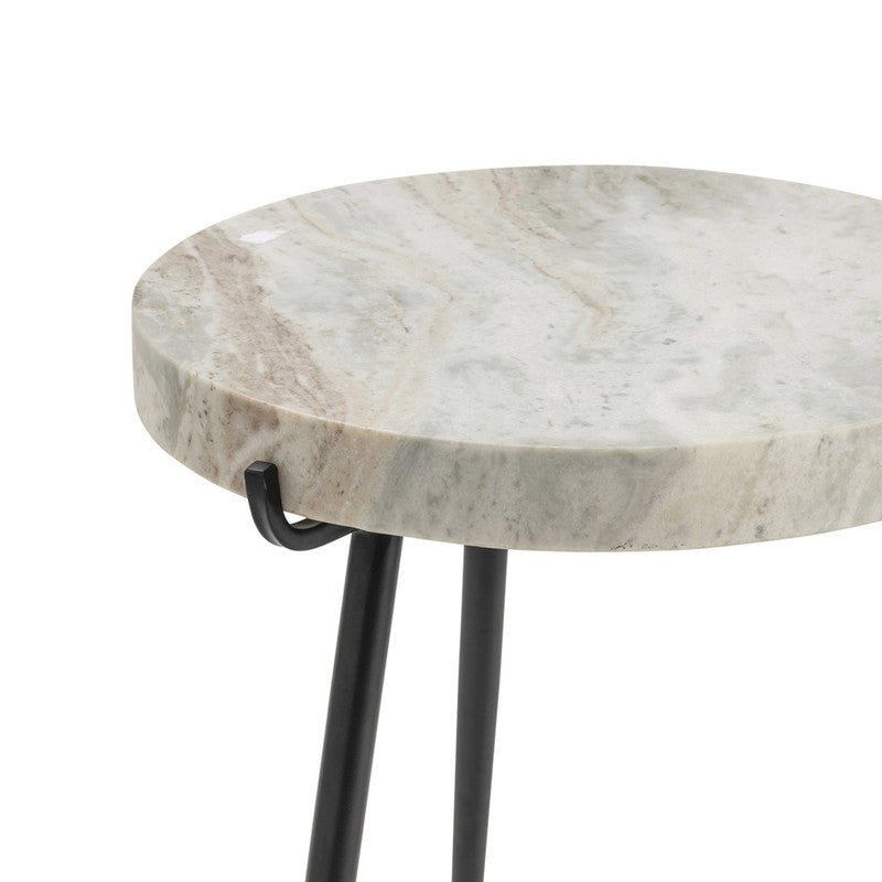 Maxwell Gray/Black Accent Table by Crestview at Eve Furniture