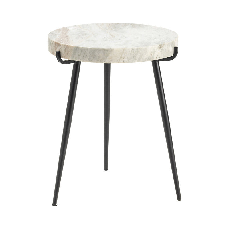 Maxwell Gray/Black Accent Table by Crestview at Eve Furniture
