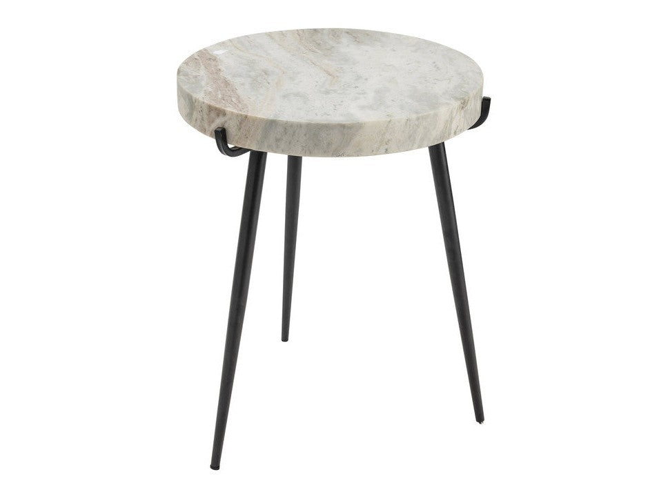 Maxwell Gray/Black Accent Table by Crestview at Eve Furniture