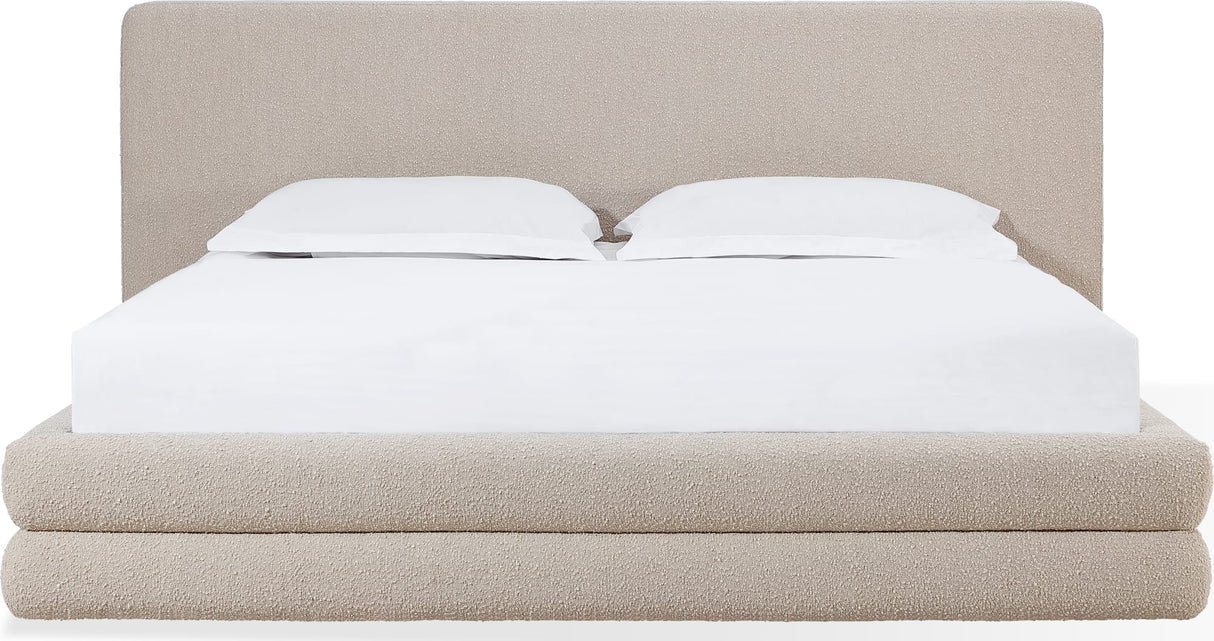 Maya Brun Queen Upholstered Platform Bed by Modus Furniture at Eve Furniture