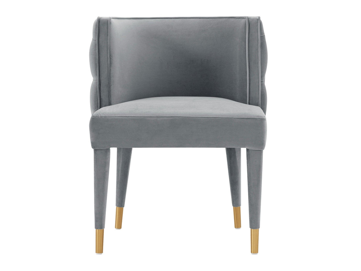 Maya Dining Chair in Grey by Manhattan Comfort at Eve Furniture