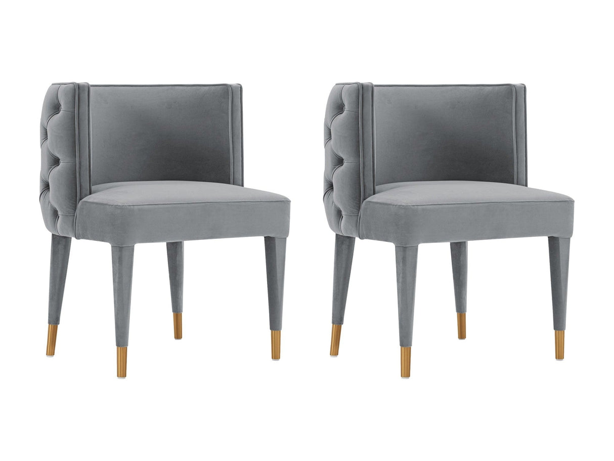 Maya Dining Chair in Grey (set of 2) by Manhattan Comfort at Eve Furniture
