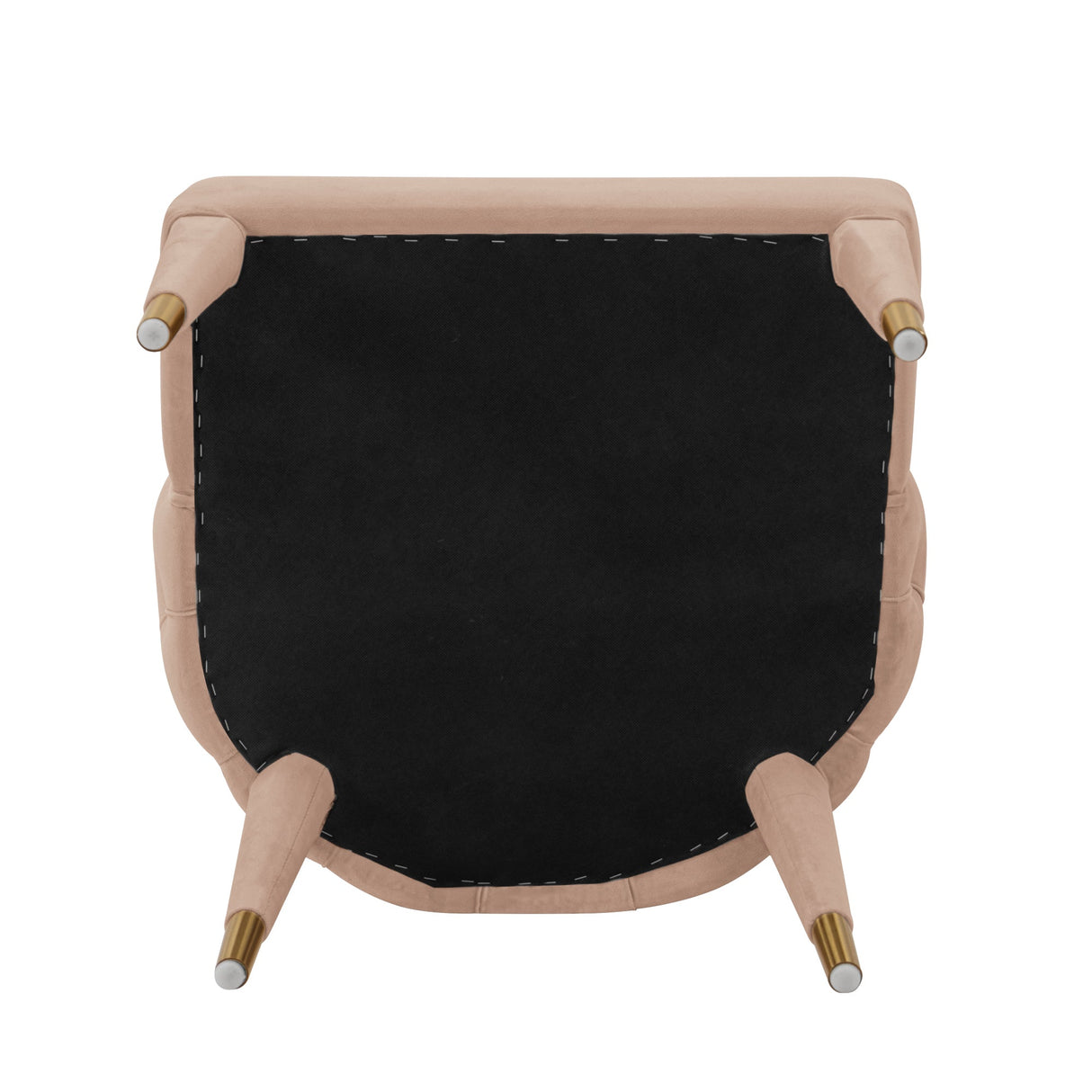 Maya Dining Chair in Nude by Manhattan Comfort at Eve Furniture