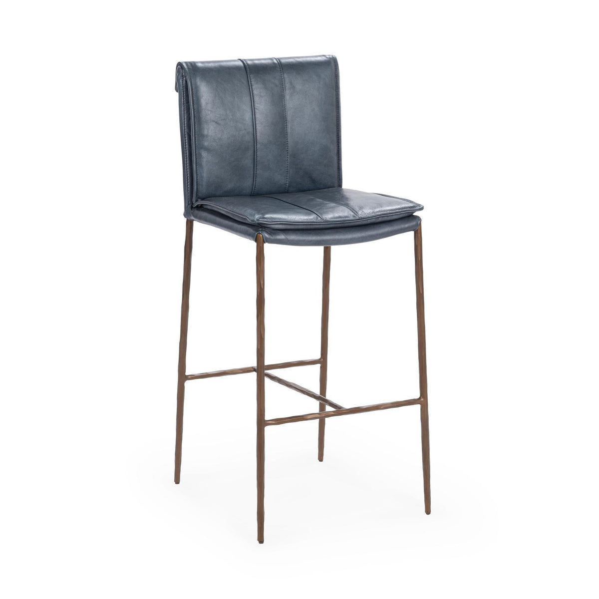 Mayer Ocean Blue Bar Stool by Classic Home at Eve Furniture