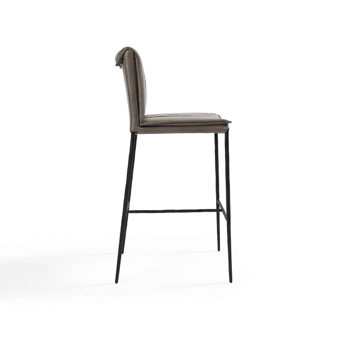 Mayer Bar Stool - Pewter Gray by Classic Home at Eve Furniture