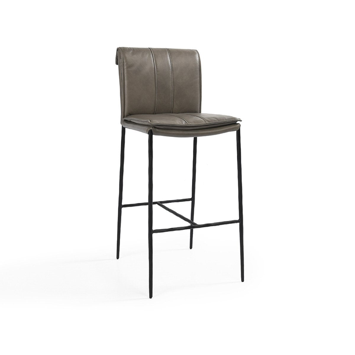 Mayer Bar Stool - Pewter Gray by Classic Home at Eve Furniture