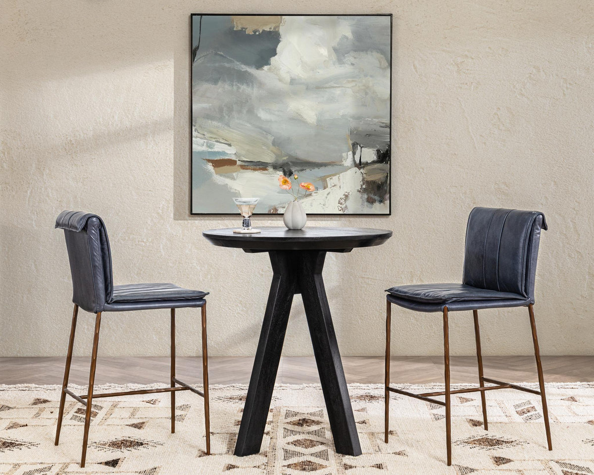 Mayer Ocean Blue Counter Stool by Classic Home at Eve Furniture