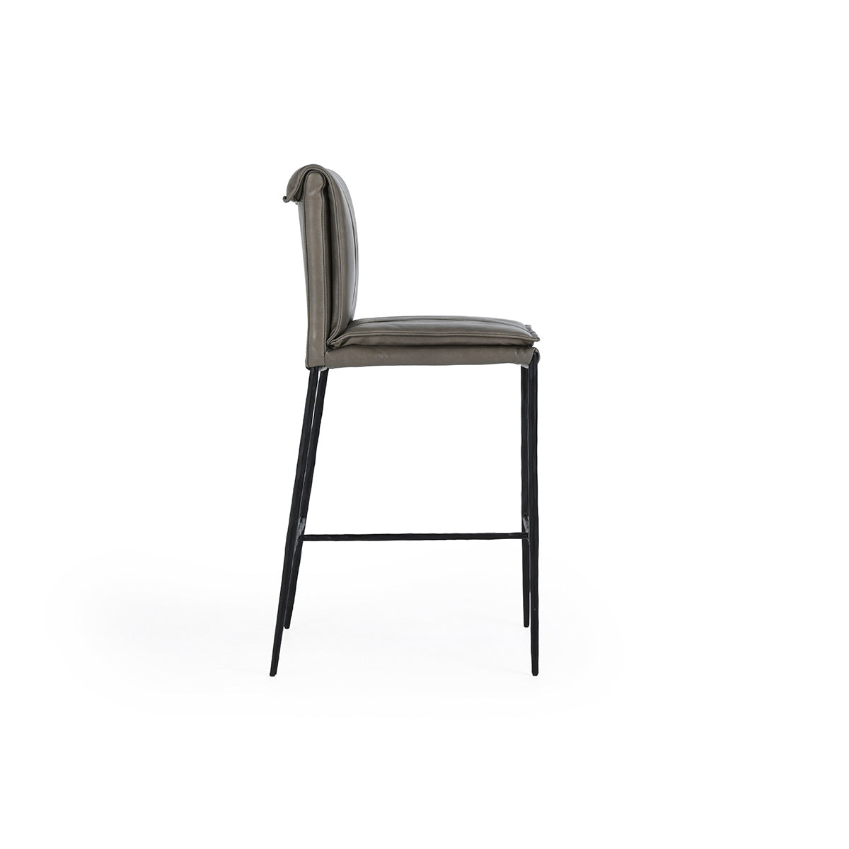 Mayer Counter Stool - Pewter Gray by Classic Home at Eve Furniture