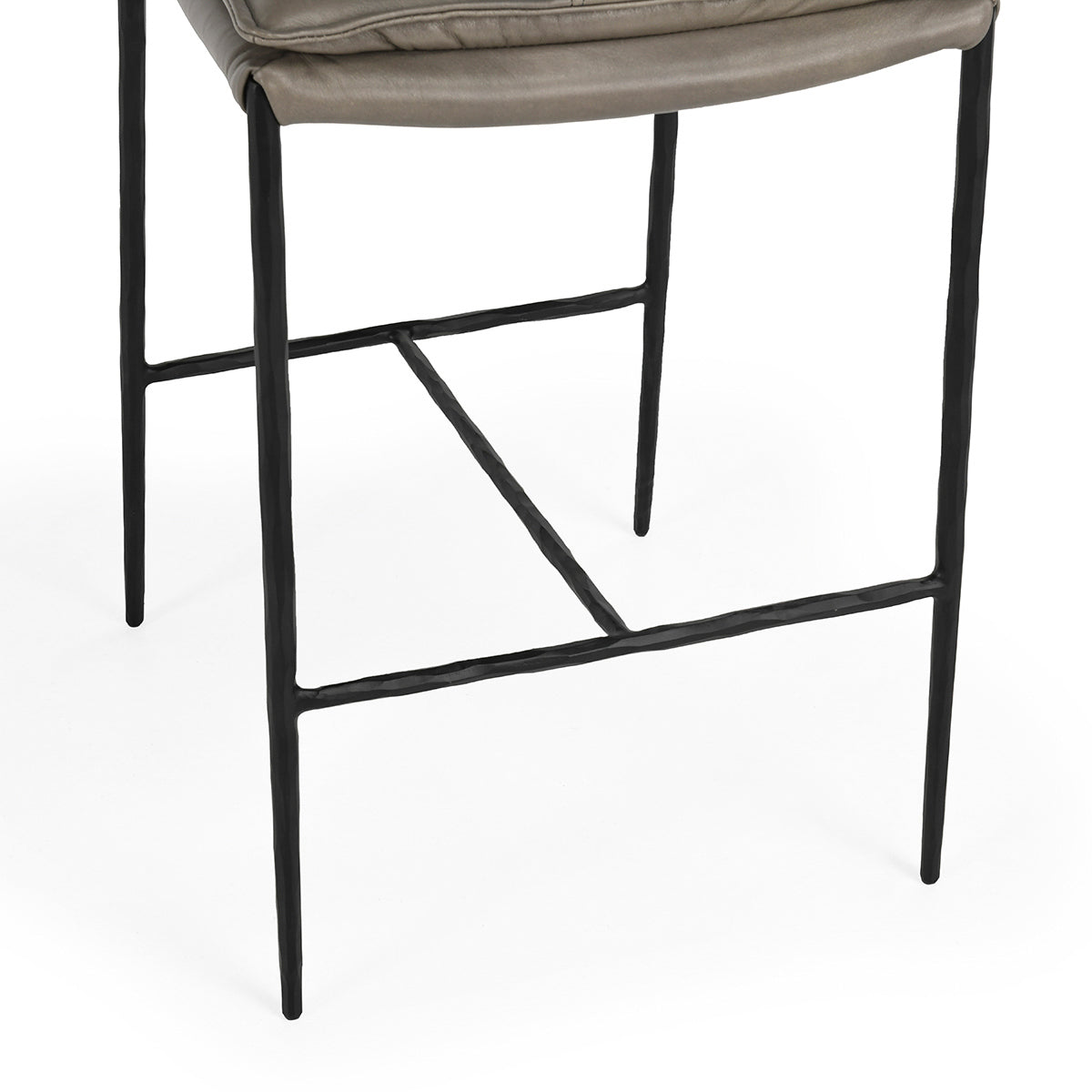 Mayer Counter Stool - Pewter Gray by Classic Home at Eve Furniture