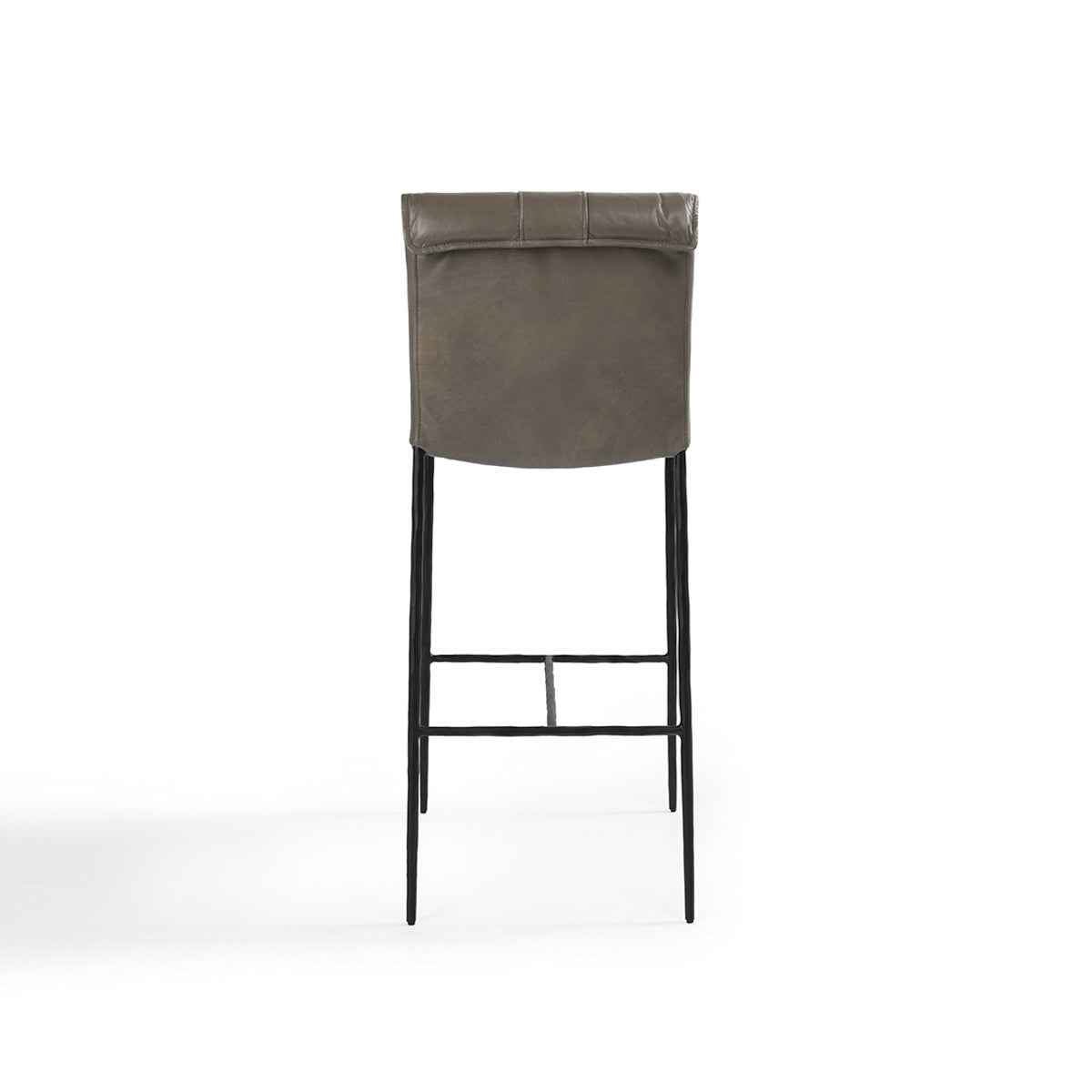 Mayer Pewter Gray Bar Stool by Classic Home at Eve Furniture