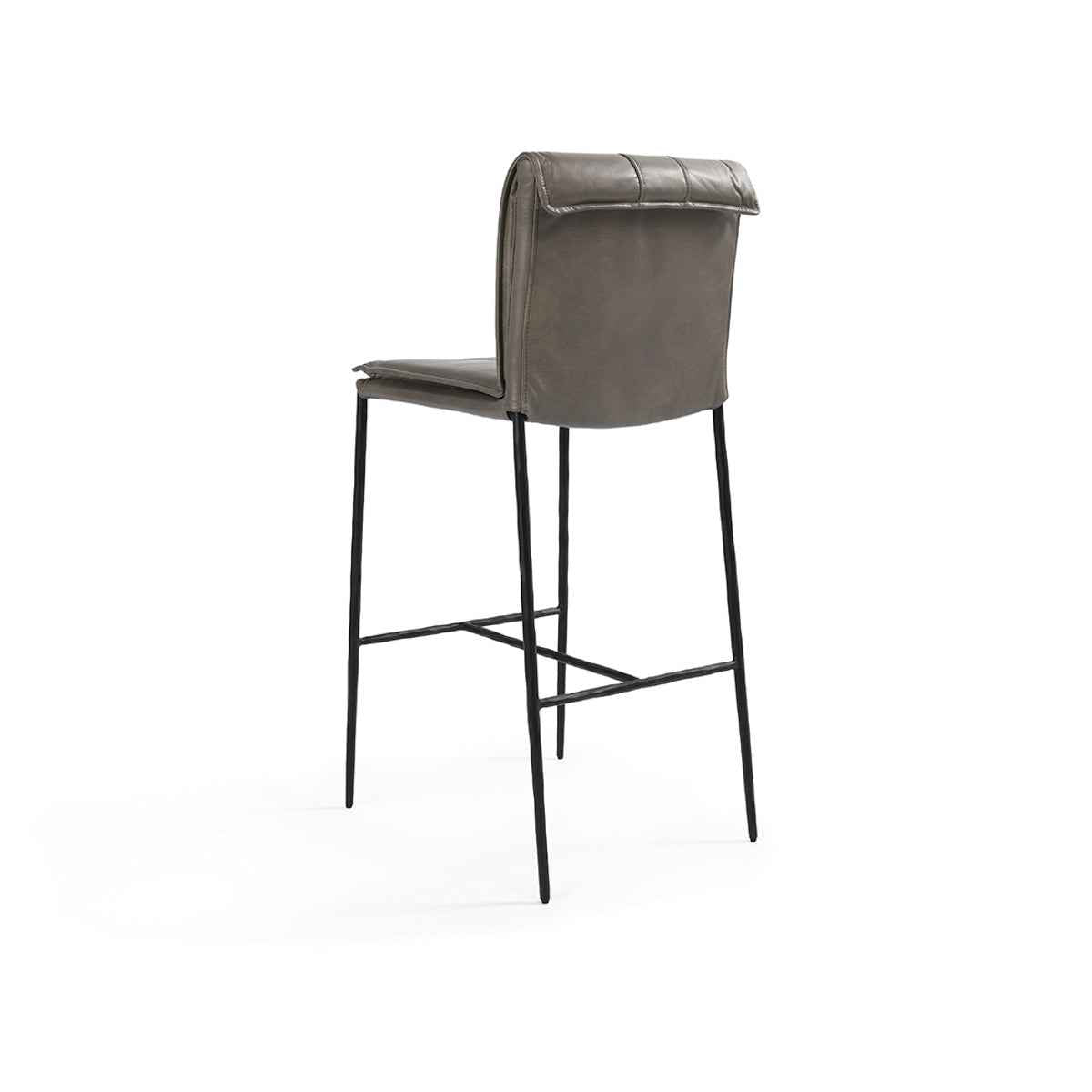 Mayer Pewter Gray Bar Stool by Classic Home at Eve Furniture